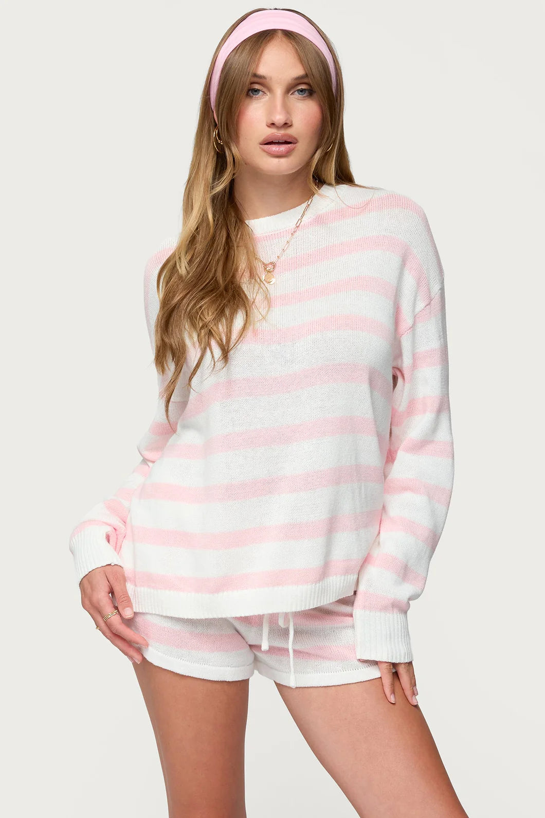 Rêvassoir Oversized Striped Sweater Set