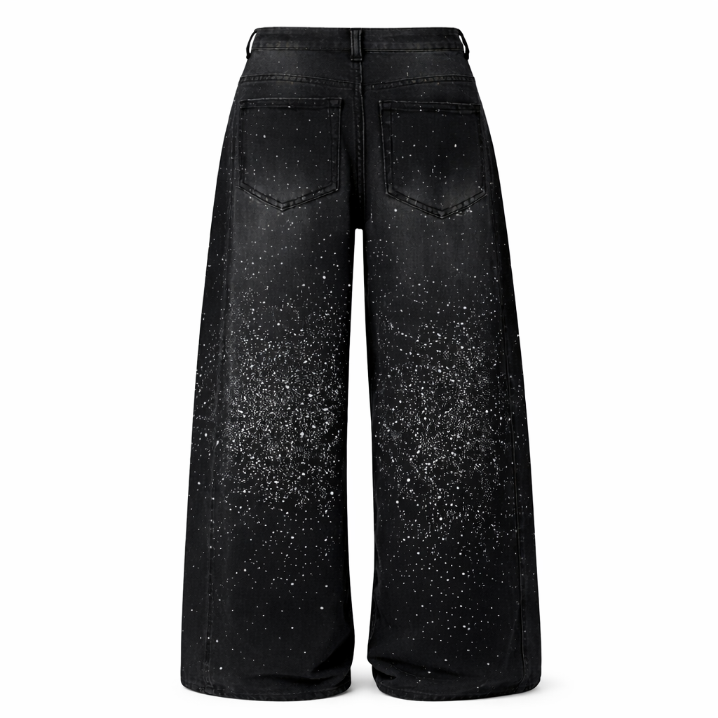 Rhinestone Denim Jeans